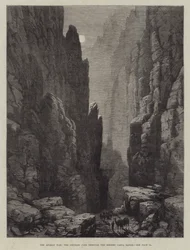 Az afgán háború, a Chunari hágó a Khoord Cabul hegységen keresztül